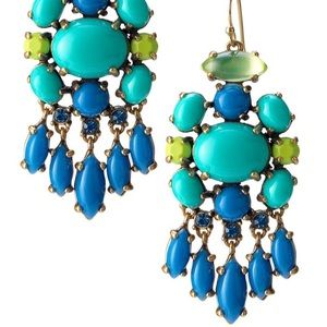 Stella and Dot Blue and turquoise chandeliers